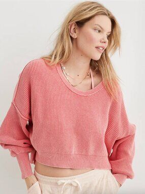 Aerie Beyond Cropped Sweater